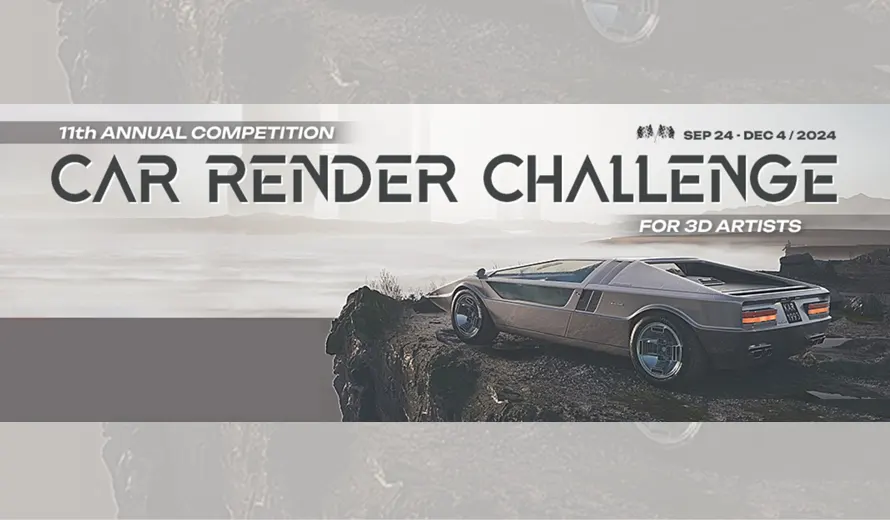 Car Render Challenge 2024 for 3D Artists