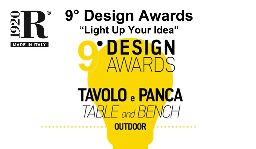 Riva 1920 - 9th Design Awards “Outdoor Table and Bench”