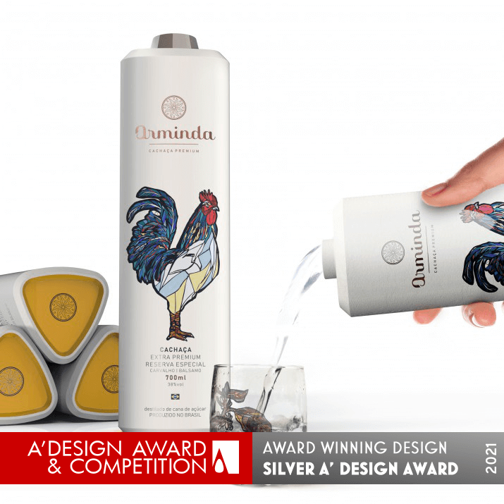 Arminda Cachaca Brazilian Spirit Packaging by Arbo Design