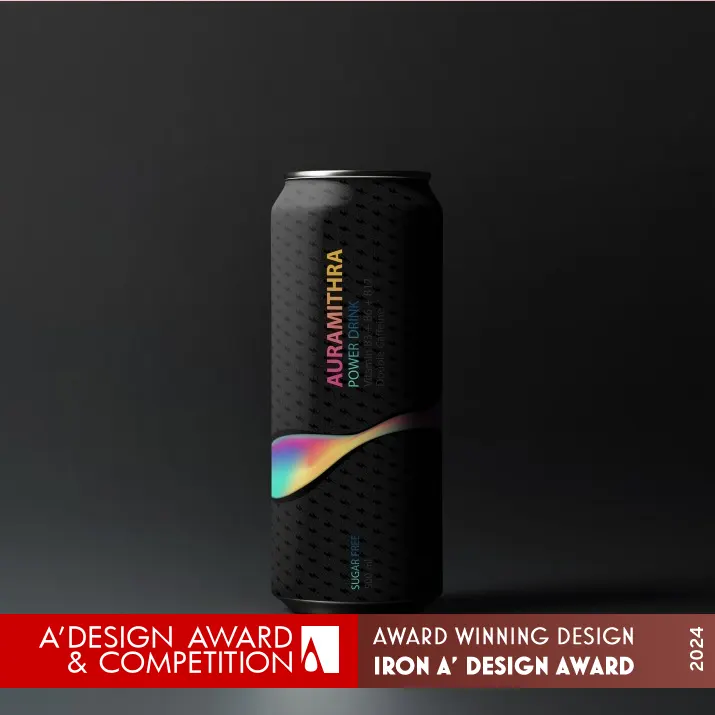 Auramithra Power Drink Packaging by Arvin Maleki