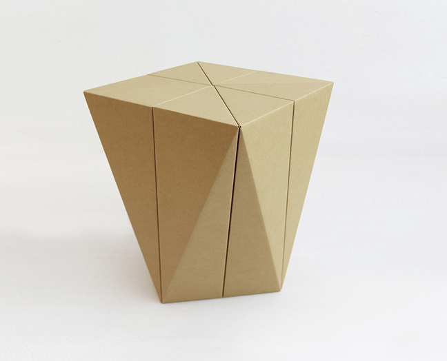 Furniture Design Spiral Stool by Daisuke Nagatomo and Minnie Jan