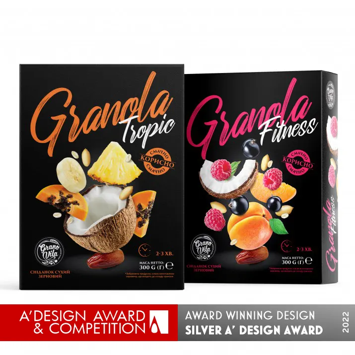 Granovita Granola Packaging by Olga Takhtarova