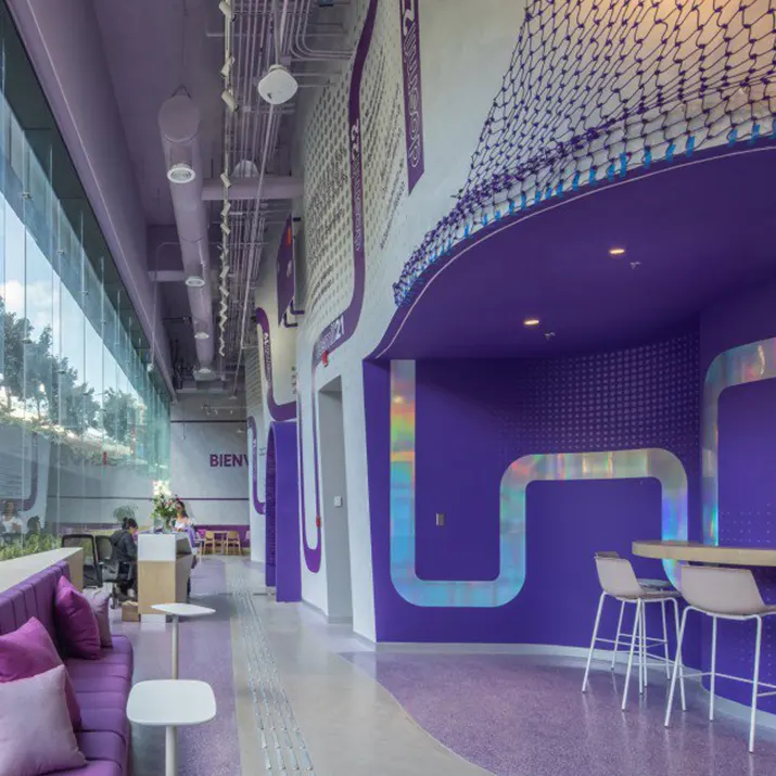 Nubank Corporate interior by Juan Carlos Baumgartner